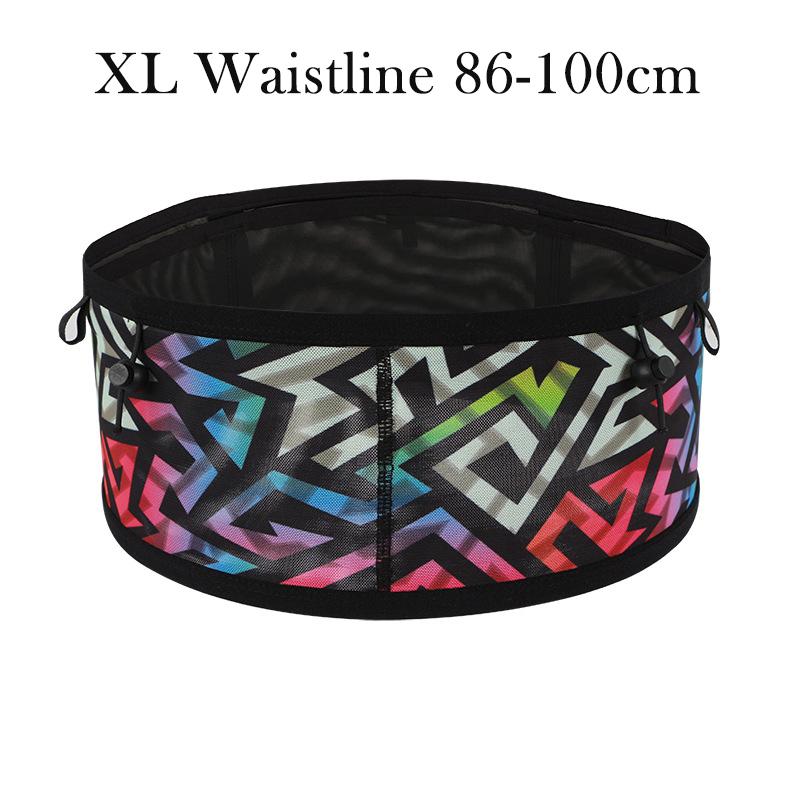 Многофункциональная поясная сумка для бега с эластичной сеткой Плотно прилегающая сумка для мобильного телефона Многофункциональная сумка большой вместимости для езды на велосипеде для горной воды