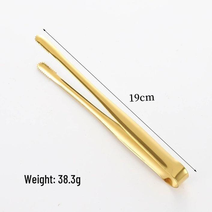 Корейский стиль 304 Нержавеющая сталь Зазубренные щипцы для барбекю и хлеба