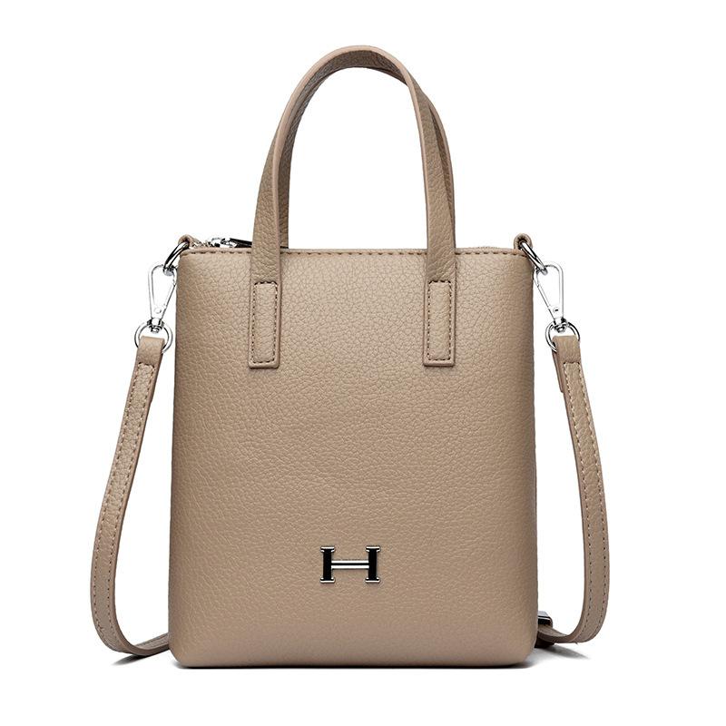 Single-shoulder Bag Large-capacity Women's Bucket Bag Detachable Shoulder Strap Retro Handbag