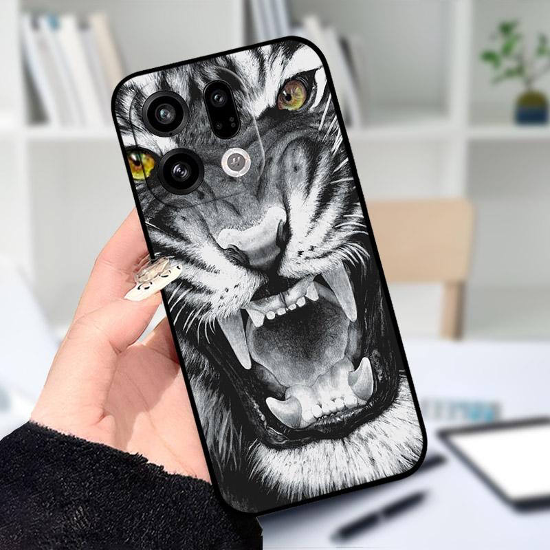 Чехол для OPPO Find X9 X9Pro, мягкий силикон, черный ТПУ, защитная задняя крышка для телефона OPPO FindX9 X 9Pro, ударопрочный бампер