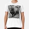 Ornate Buffalo with Swirling Patterns  S To 5XL Made In the AU/USA T-Shirt
