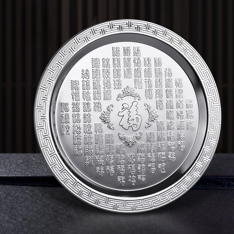 Новый серебряный чайный сервиз, позолоченная серебряная чайная чашка, не выцветающая посеребренная чайная чашка из сплава