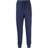 Polo FW22 Solid Drawstring Sweatpants Men Bottoms Navy-Blue 710877010-001