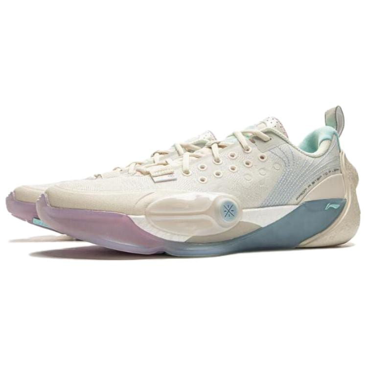 Li Ning All City 13 Низкие Баскетбольные Кроссовки Мужские Бело-Синие ABAV017-1