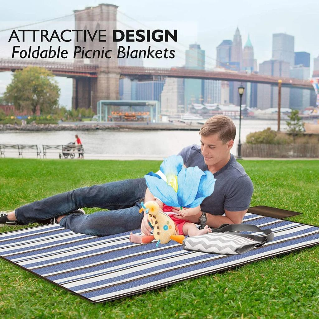 Водонепроницаемый Пескостойкий Складной Уличный, Очень Большие Одеяла для Пикника, Модная Удобная Сумка, Пляжный Коврик для Весенне-Летнего Кемпинга