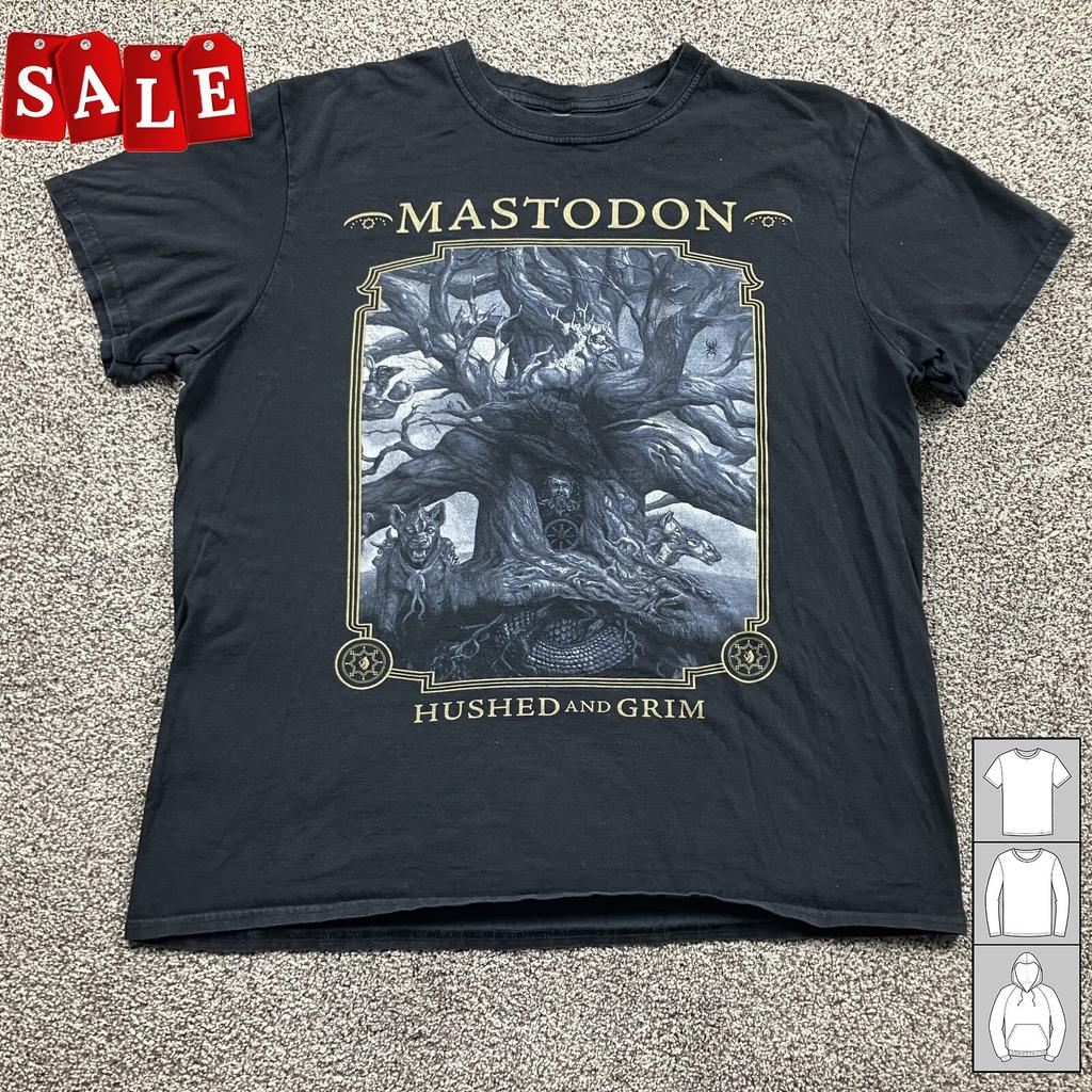 Новая Популярная Группа Mastodon Подарок Для Фанатов Мужская S235XL Футболка LL560 Унисекс Футболка