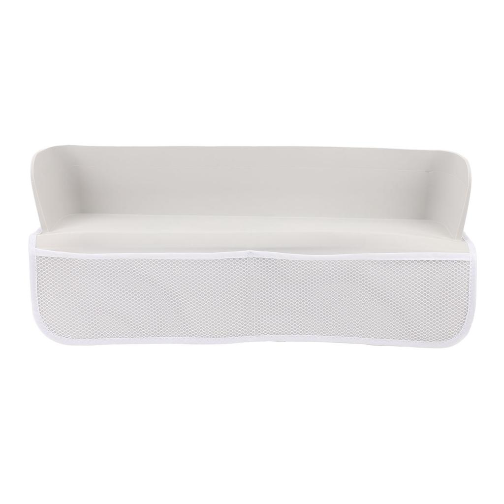 Bathtub Splash Guard with Mesh Pockets Kids Bath Tub Shelf Toy Holder Storage Fun for Toddlers