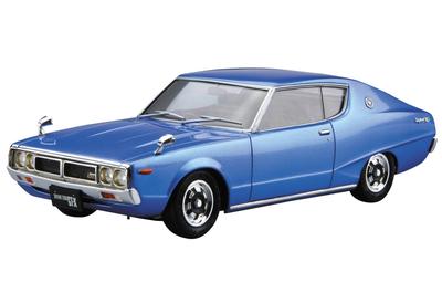 Aoshima Bunka Kyozai Серия моделей автомобилей 49 Nissan KGC110 Skyline 1974 Пластиковый модельный комплект ООО. 1/24 Нет. HT2000GT-X