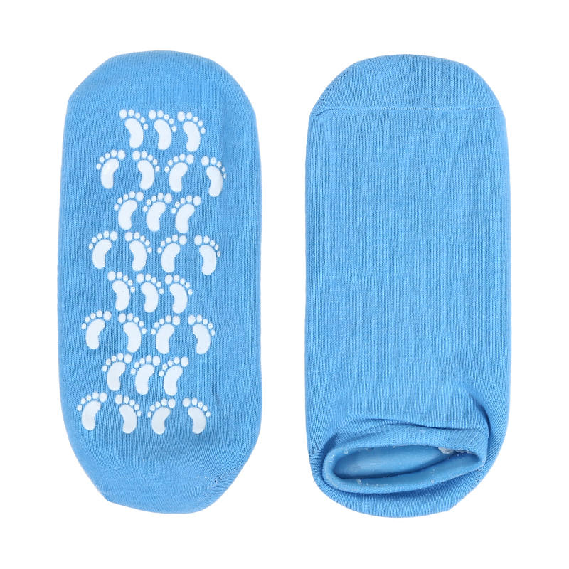 Многоразовые хлопковые марлевые гелевые носки для ухода за ногами для глубокого увлажнения трещин на пятках, для ночного или дневного использования