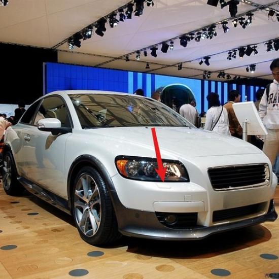 Окрашенная крышка омывателя фар переднего бампера для Volvo C30 2006 2007 2008 2009