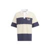 Tanabata Cartoon Stripe Polo Shirt - Originals Unisex Tops Beige HR3467