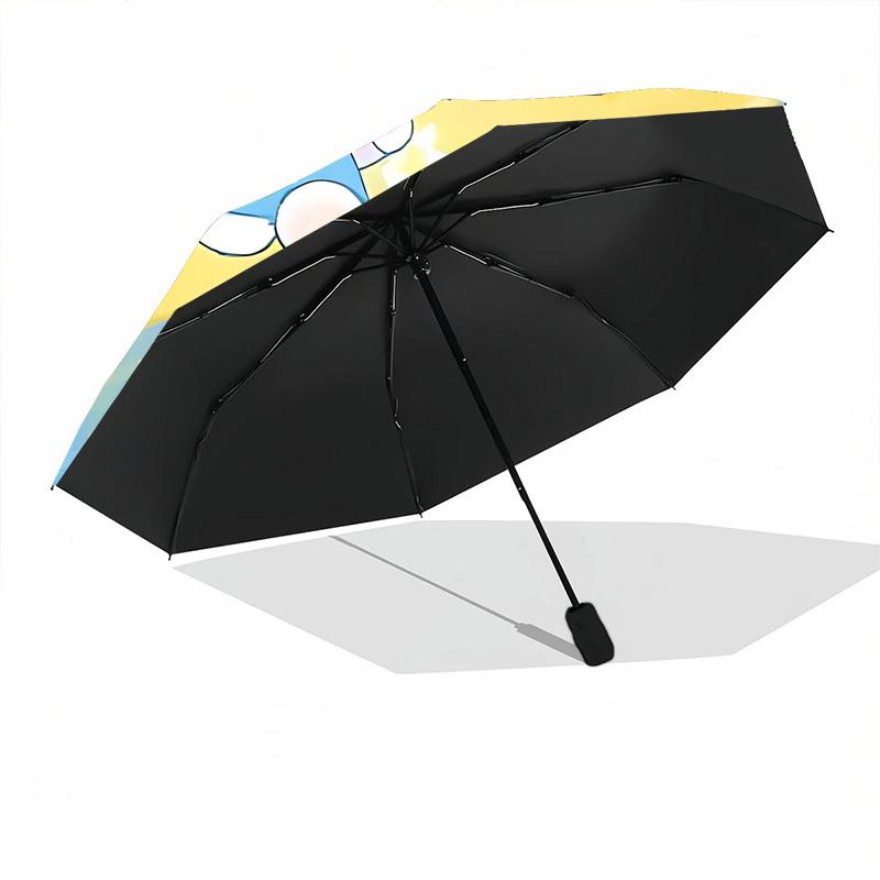 1pc Hello Kitty, Starfish Automatic Open/Close Umbrella - Compact Travel Umbrella with 8-Rib Durable Frame, Lightweight & Portable for Commuting, Fash