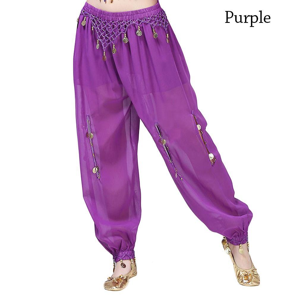 Belly Dance Accessories Shining Sequins Show Costumes Belly Dancing Pants Dancing Trousers Bloomers