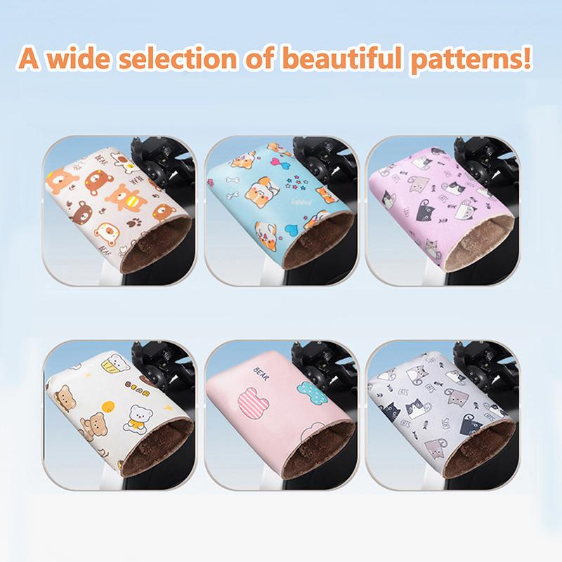 2 шт. Зимние перчатки для езды на мотоцикле, зимняя защита рук, ветрозащитная подкладка, теплые перчатки для защиты руля мотоцикла, скутера