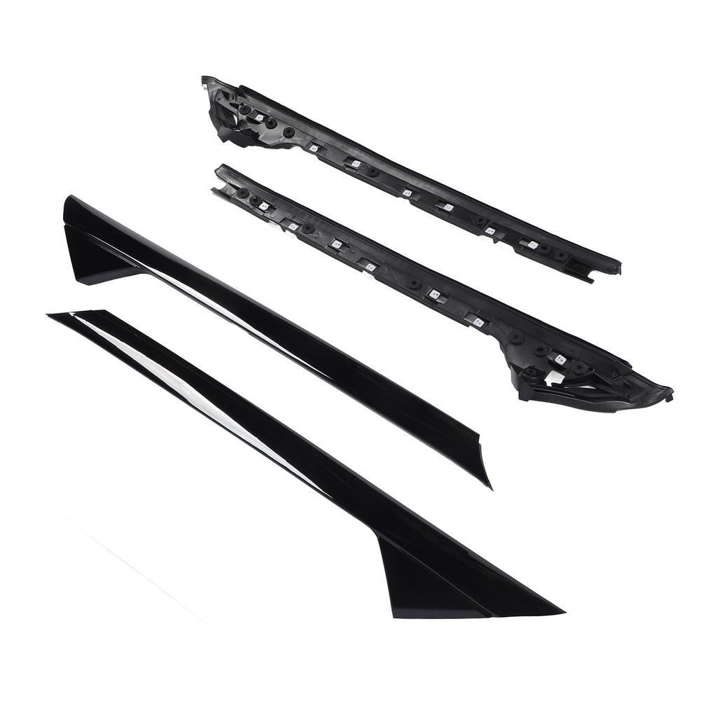 Windshield A Pillar Molding Trim Set BB5Z 7803144 AB Outer Inner Driver and Passenger Side Replacement for Explorer