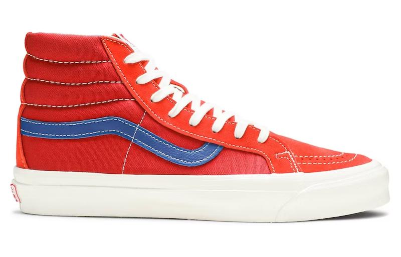 Vans Sk8-Hi Гранатовый Помпейский Красный Vn0a4bvbxen