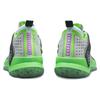 Баскетбольные кроссовки Li Ning Wade Fission 7 Мужские Средние Микрокристаллический Серый/Флуоресцентный Неоновый Зеленый/Эбеновый Черный ABPR025-1