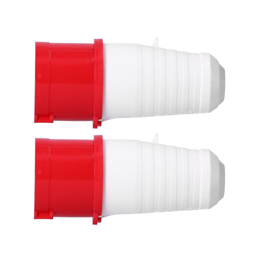 2 шт. 4-контактная промышленная вилка 3-фазный круглый водонепроницаемый разъем 3P+E IP44 380В415В 16А