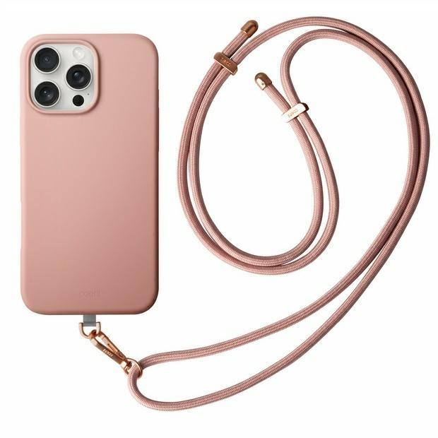 UNIQ Coehl Creme iPhone 16 Pro Max 6.9" Magnetic Charging Case Pink/Ballet Pink