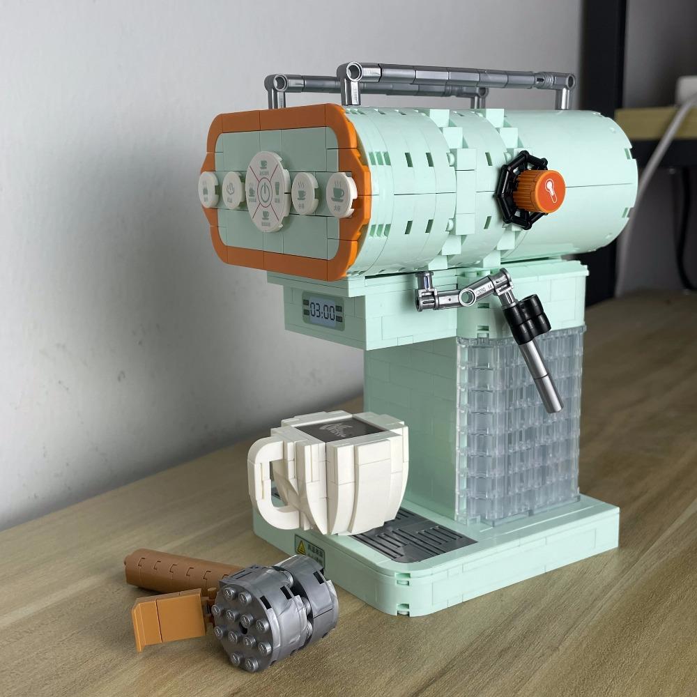 Ретро Набор конструктора «Хлебопечка и Кофеварка» - Креативная Игрушка, Модель-симулятор для взрослых, Кофейный подарок, Уникальный подарок для мужчин и женщин