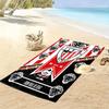 Athletic Club logo Print Beach Towel, Large Soft Quick Dry Towel for Beach Camping Swimming