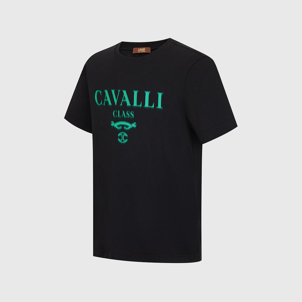 [Skin friendly and comfortable letter logo] Spring and summer comfortable, breathable, casual and versatile men's short sleeved T-shirt