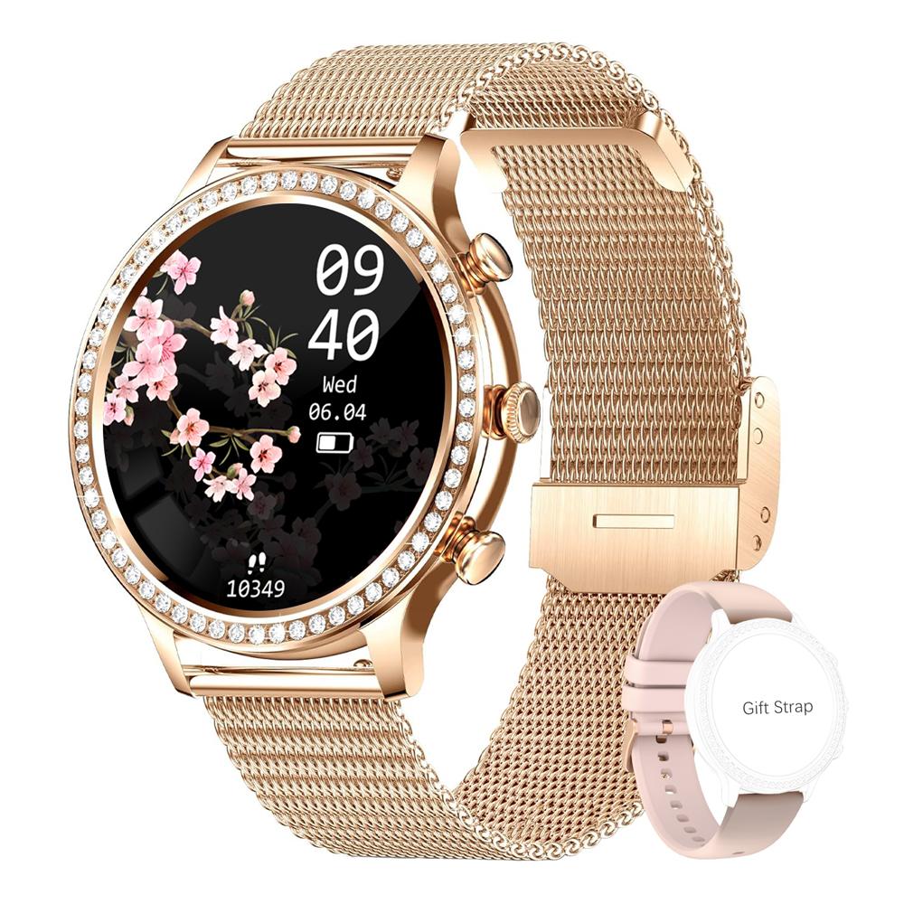 MEVADEN Смарт-часы с Bluetooth-вызовом, женские часы с циферблатом на заказ, спортивные часы-браслет для фитнеса, модные женские умные часы для Android IOS