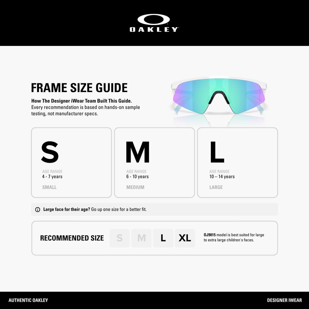 Oakley Солнцезащитные очки RESISTOR SWEEP POLISHED WHITE PRIZM SAPPHIRE YOUTH SUN 0OJ9015 90150128 Поляризационные [Oakley]