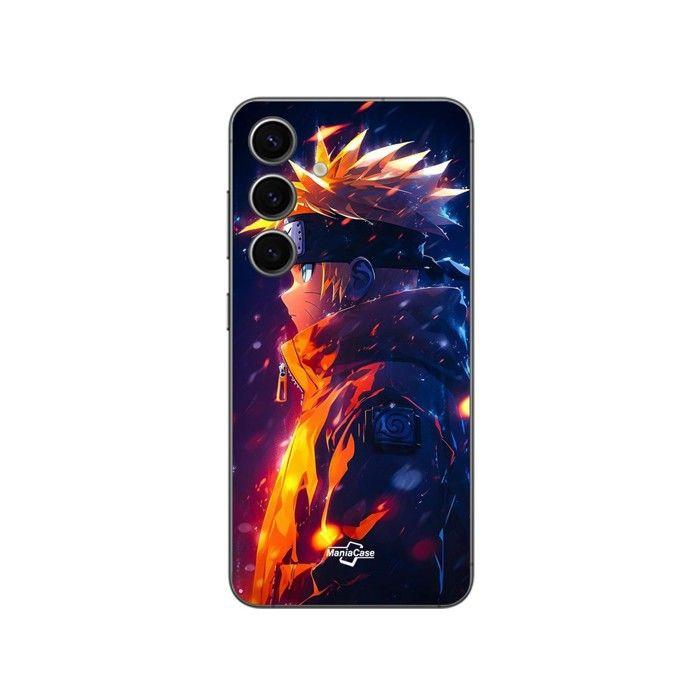Coque de téléphone - MANIACASE - Samsung Galaxy S24 plus - Naruto Uzumaki - Silicone TPU - Noir