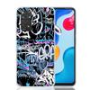Graffiti Fashion Cool Phone Case For Xiaomi Redmi Note 15 14 13 12S 12 Pro Plus 11S 11E 11 11T 10S 10 Art Soft Pattern Cover Red