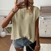 Женский повседневный вязаный топ свободного кроя, расслабленный, универсальный, выгодно подчеркивающий фигуру, свитер для повседневной носки