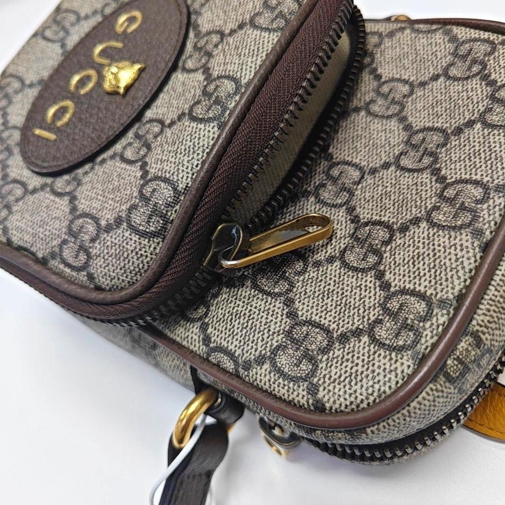 [Б/У] Сумка Gucci Neo Vintage GG Supreme Small Crossbody 'Бежевая' - Очень хорошее состояние #1M64NZZ