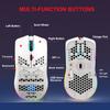 ZIYOU LANG T66 Wireless Gaming 1000Hz Report RGB DPI White Mouse, Rate, Illumination, 5-Level Adjustment, 90g,