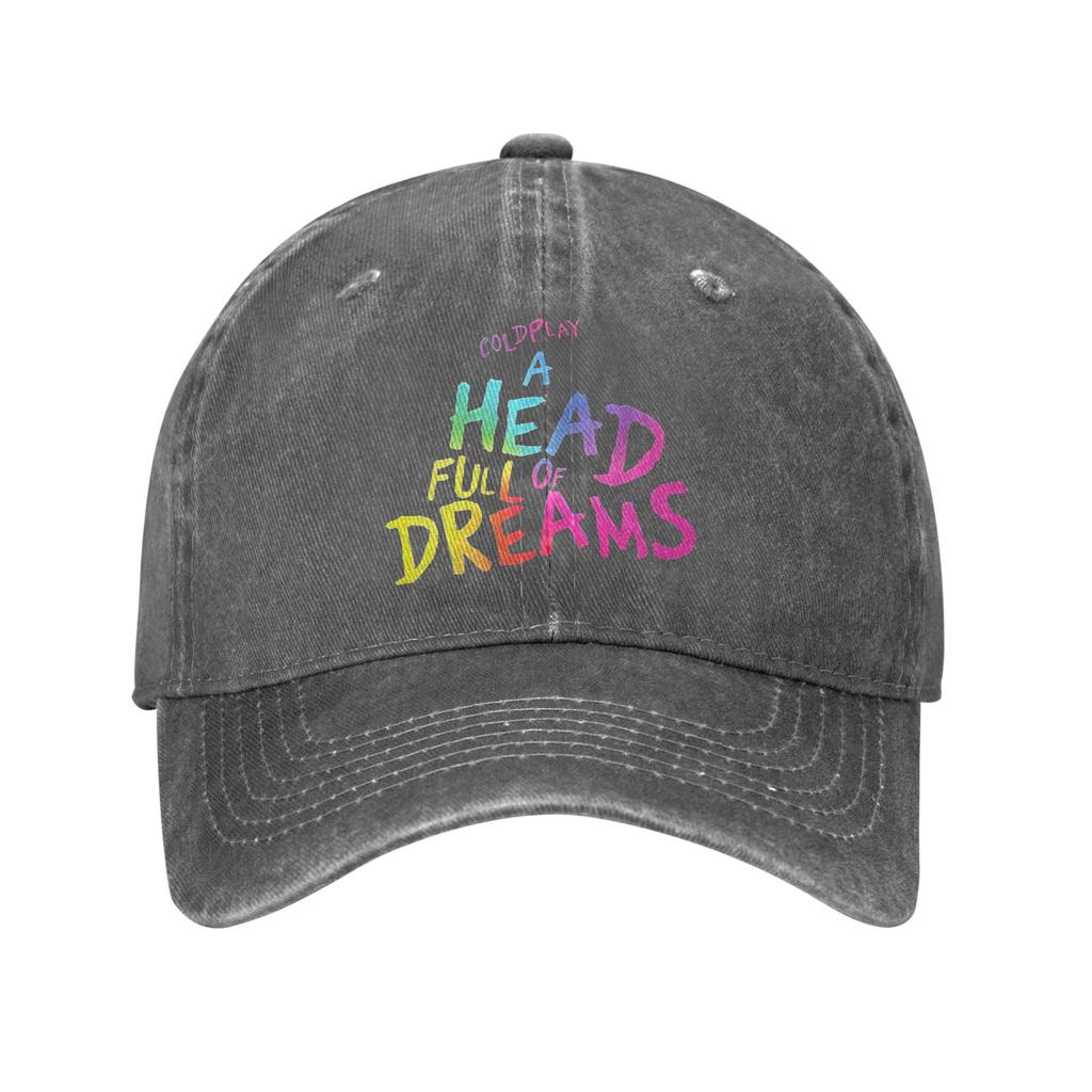 coldplayeds 2025 tour head full of dreams Merch Baseball Cap Unisex Women Casual Caps Hat Adjustable Trucker Hats Snapback Cap