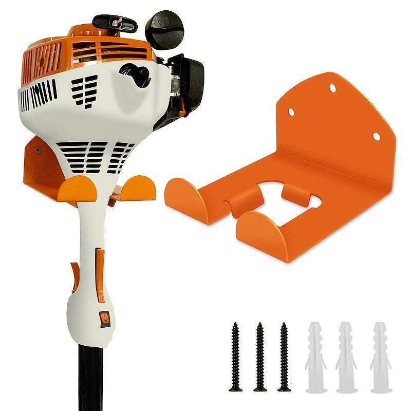 Подставка для триммера Органайзер для мотокосы Держатель Подставка для триммера для травы Настенный подвес для хранения Органайзер для садового электроинструмента Подвес