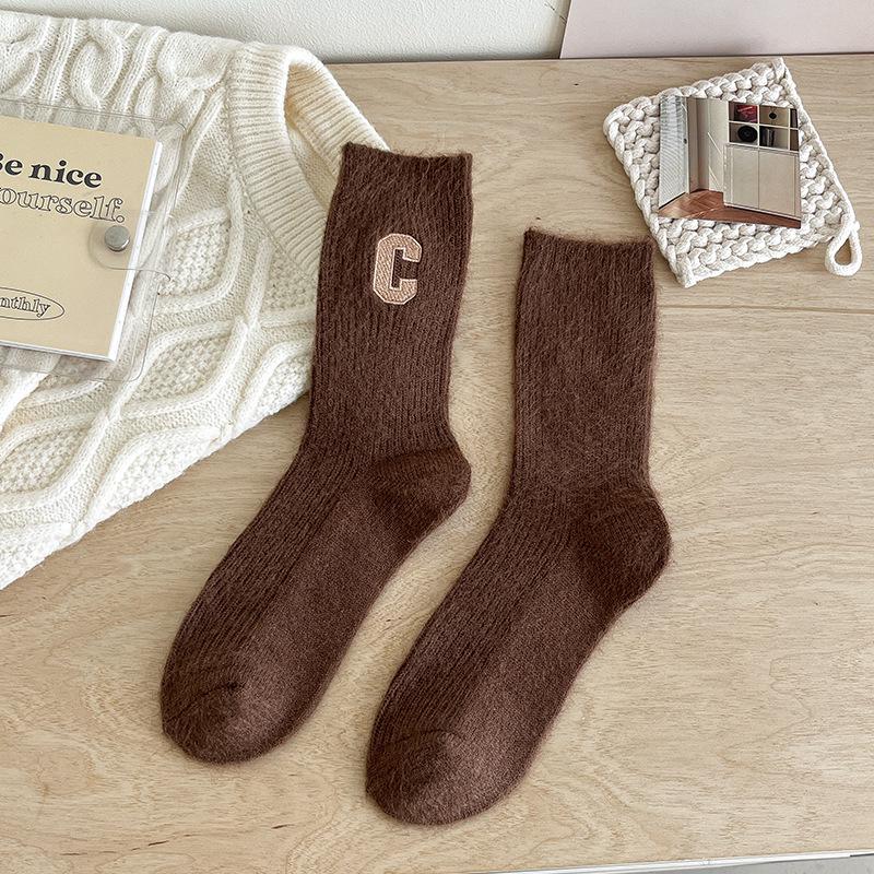 Женские толстые шерстяные носки Maillard - Теплые, морозостойкие, мягкие до середины икры для осени/зимы