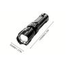 2-1PCS B BRIGHT Ultra Bright Flashlight, High Lumen Tactical Flashlight with 3 Modes, Zoom,Portable Camping Flashlight, Built-in Lithium Battery, IP44