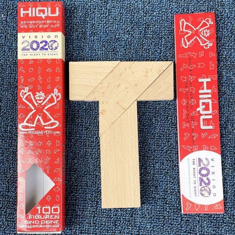 Новая деревянная головоломка Танграм в форме буквы Т с геометрическим узором Монтессори для снятия стресса, семейного взаимодействия, развивающие игрушки для взрослых и детей