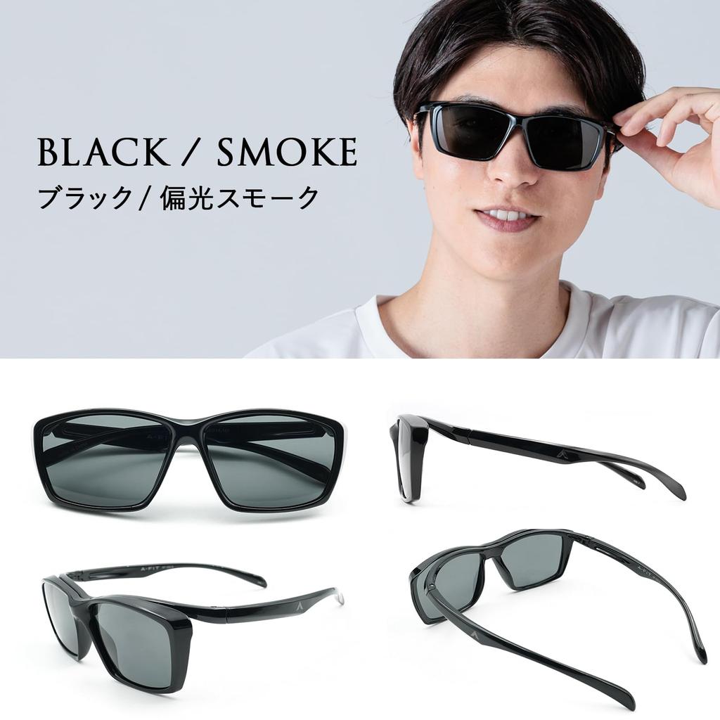 Солнцезащитные очки Over Polarized Over Stylish Smoke [AFIT] Очки, Солнцезащитные очки, AF-OS13-C1-PSM Черный/Поляризованный