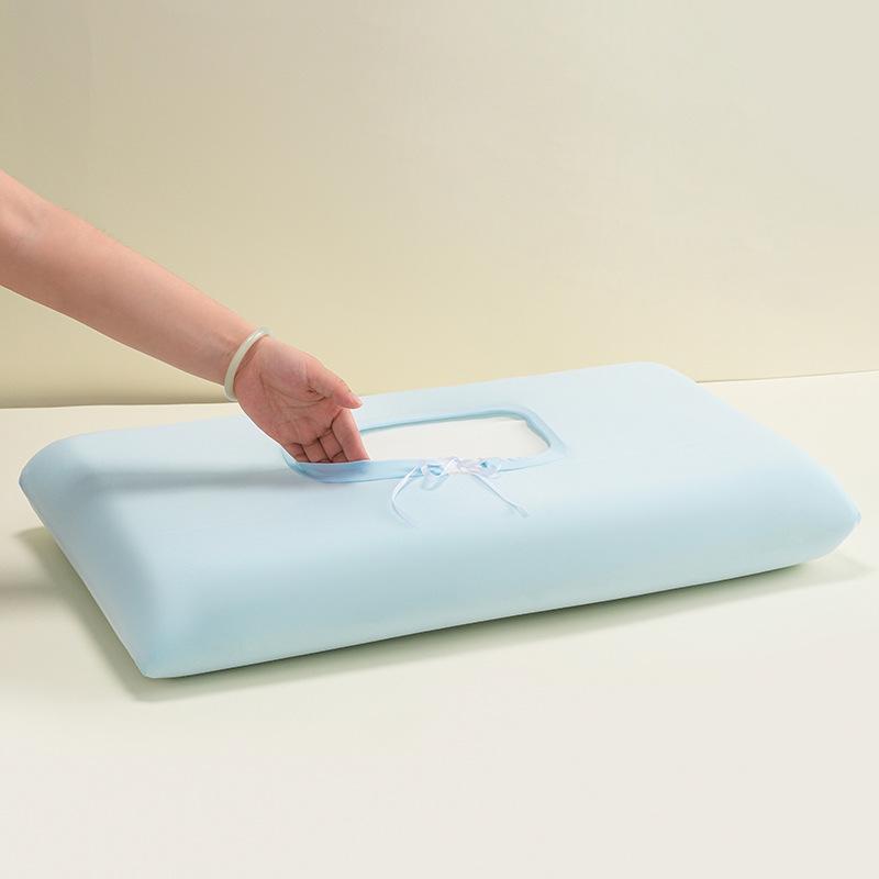 1-10PCS Ice Silk Cooling Pillowcase for Memory Universal Inner Cover Summer Breathable Soft Durable Cold Feeling Washable