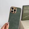Кожаный чехол для телефона iPhone 13 11 12 14 15 Pro Max 15 Plus с гальваническим покрытием, чехол из овчины для телефона IPHON 13 14 15 Promax