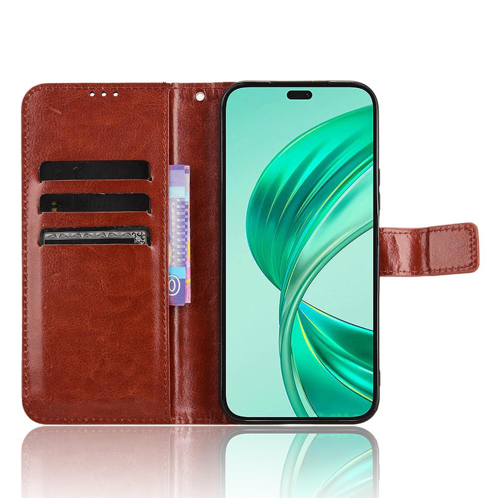 Чехол для мобильного телефона Honor X8b 4G, кожаный защитный чехол с магнитной застежкой и подставкой-кошельком