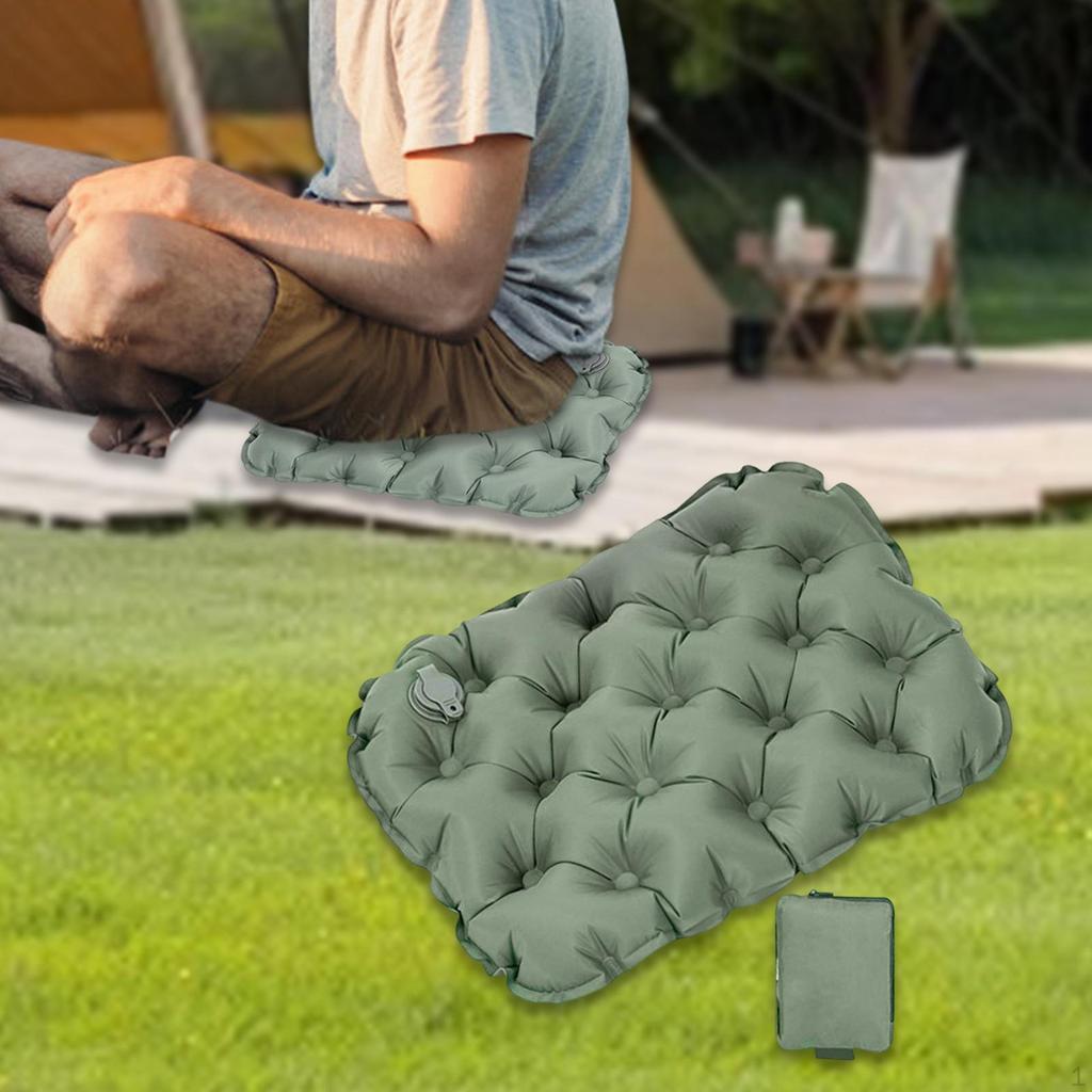 Компактный надувной коврик для сидения для путешествий и отдыха