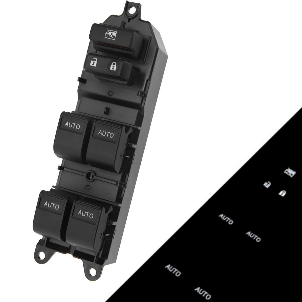 LED Power Window Control Switch For Toyota Tundra 2007 2008 2009 2010 2011 2012 2013-2021 Driver Side Left Hand Auto Down / Up
