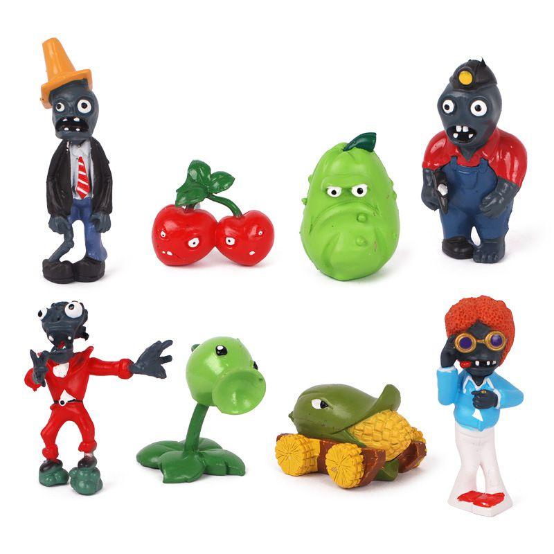 Decorate Your Easter With Plants Vs Zombies Series Egypt Private Wild West Pvc Toy Action Figures Set New