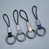Key Chains for Men Women Car Keychain Lanyard Cotton Rope Strap Metal Keyring Gift Trendy Key Holder