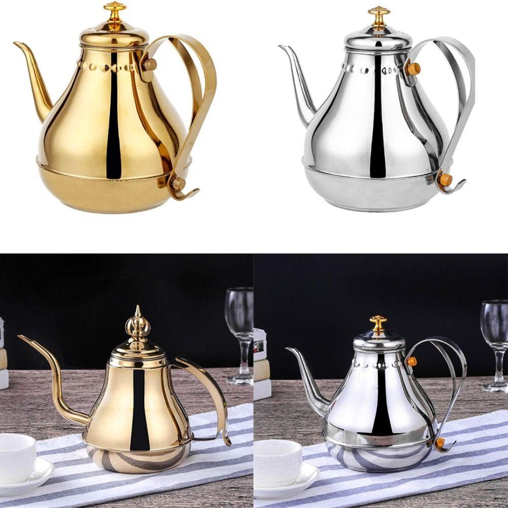 1,8 л/1,2 л чайник из нержавеющей стали с длинным горлышком, кухонная утварь, чайник для чая и кофе, принадлежности для чая и кофе
