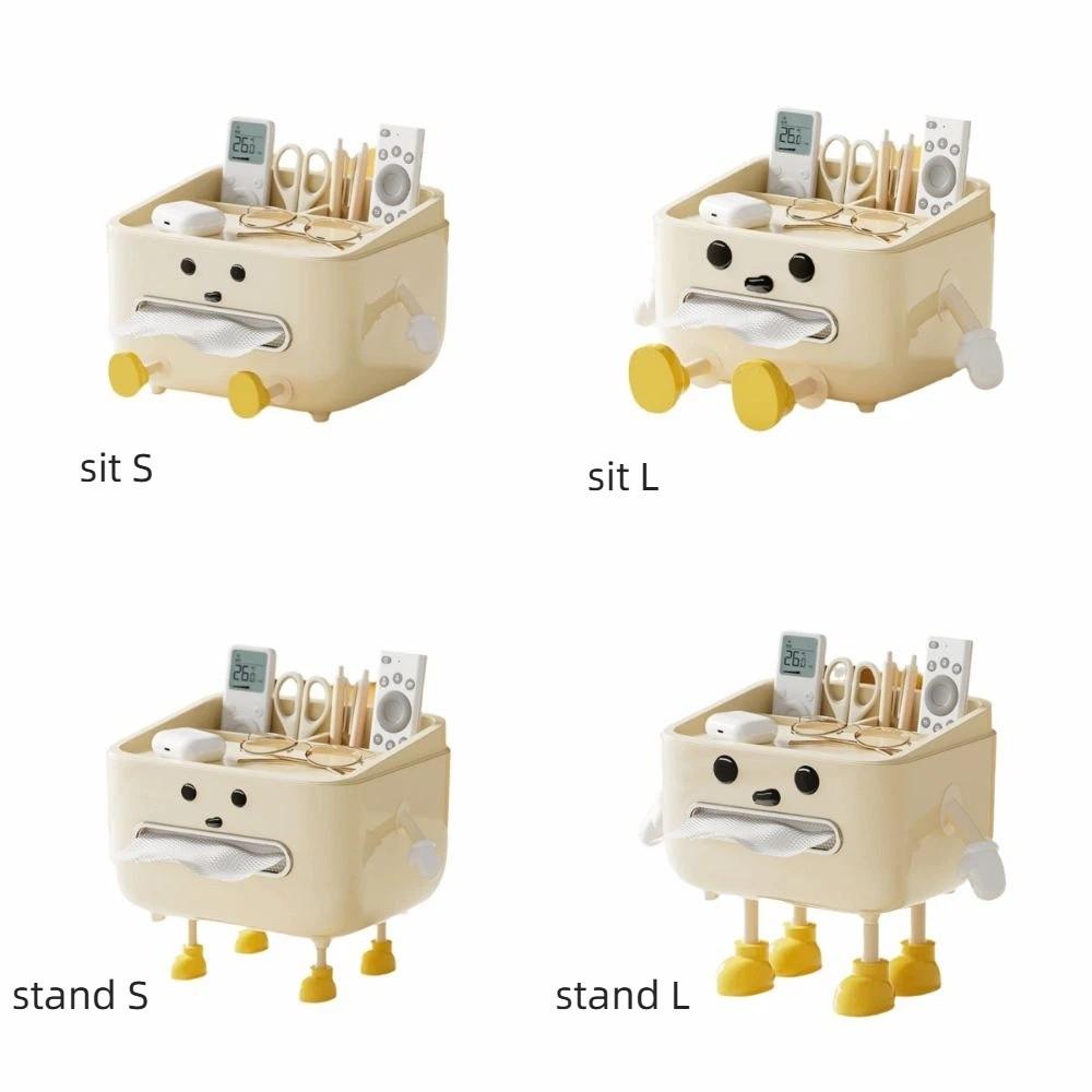 with Lid Paper Towel Box Multifunctional Tissue Dispenser Storage Box Tissue Box Bedside Table