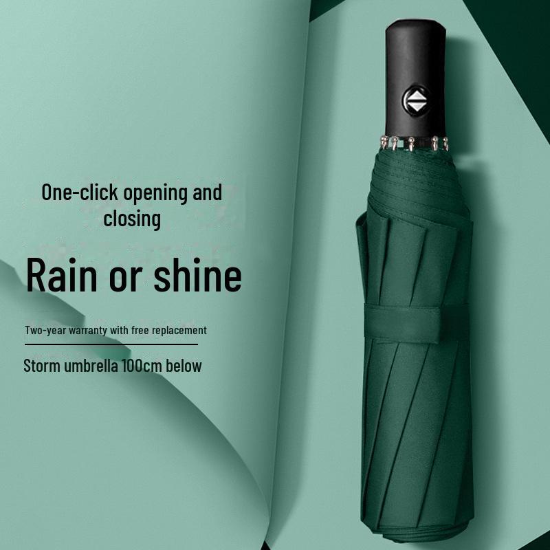 Fully Automatic Large Umbrella - Dual-Use for Sun and Rain, Anti-UV Protection