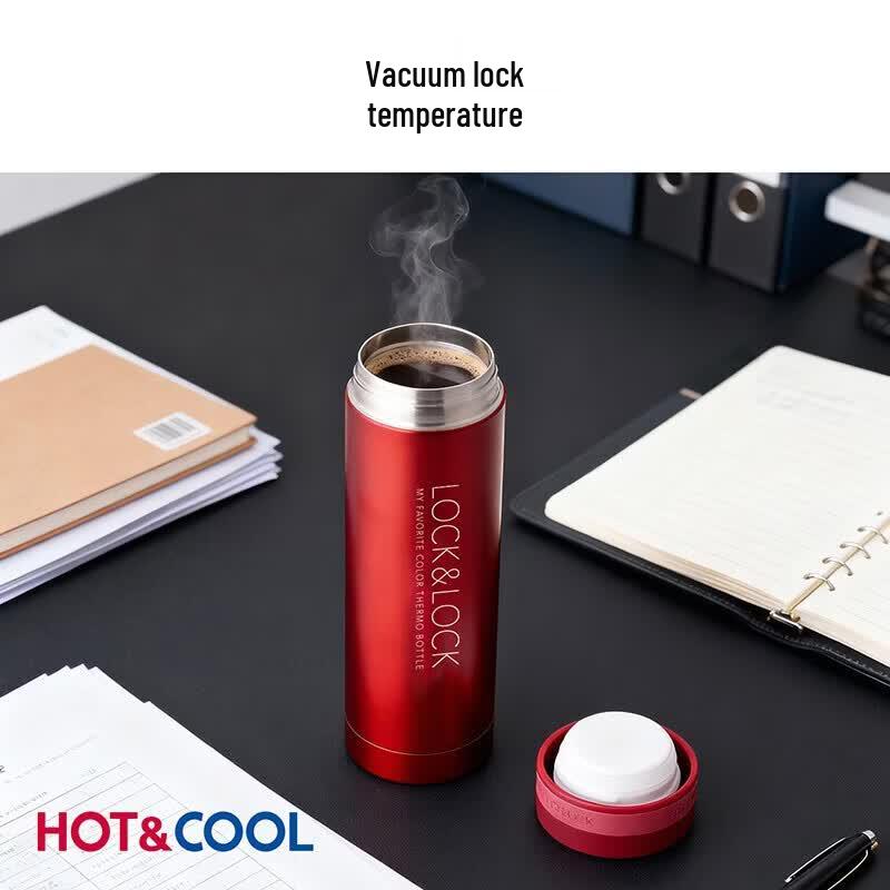 LOCK&LOCK Compact Stainless Steel Travel Mug